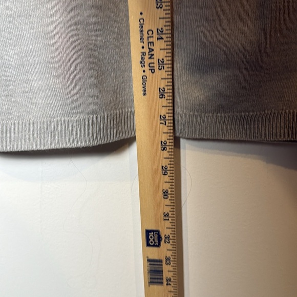 New York Company NYC Womens Gray/Orange Argyle Sweater V-neck Pullover size XL - Picture 8 of 8